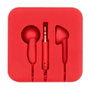 TNB Auriculares Pocket Jack con cable rojo