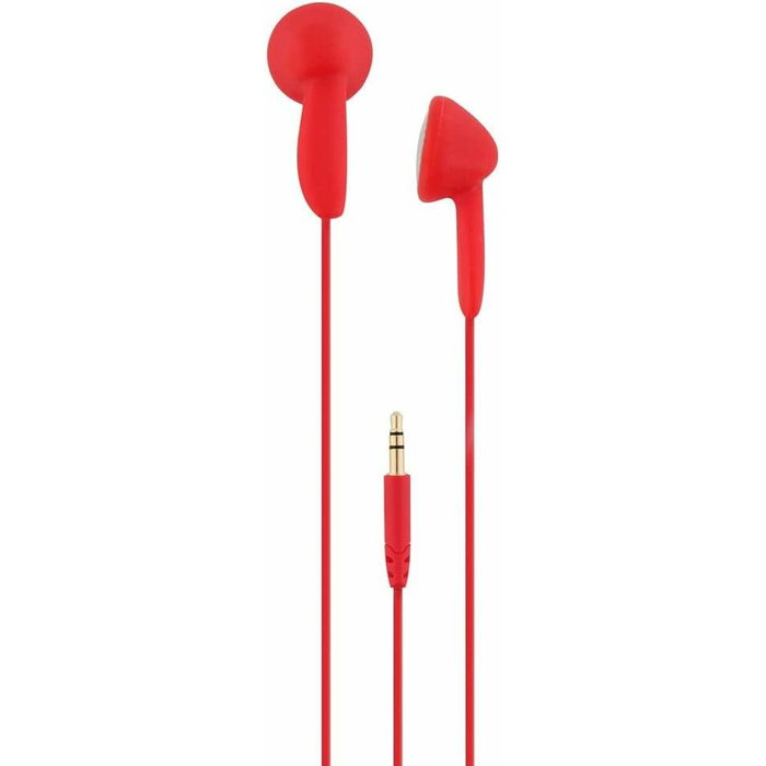 TNB Auriculares Pocket Jack con cable rojo