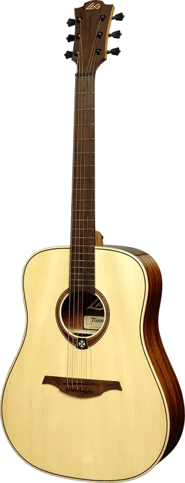 LAG Guitarra Acústica Dreadnought Tramontane 88 Lag Tapa Abeto Engelmann Macizo Acabado Brillante Natural Folk