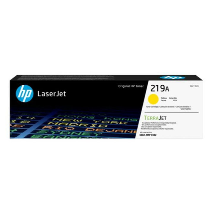 HP 219A Amarillo Original LaserJet Toner Cartridge (W2192A)​