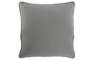 DKD Home Decor Cojín Algodón Poliéster Gris Claro con Botones Coco