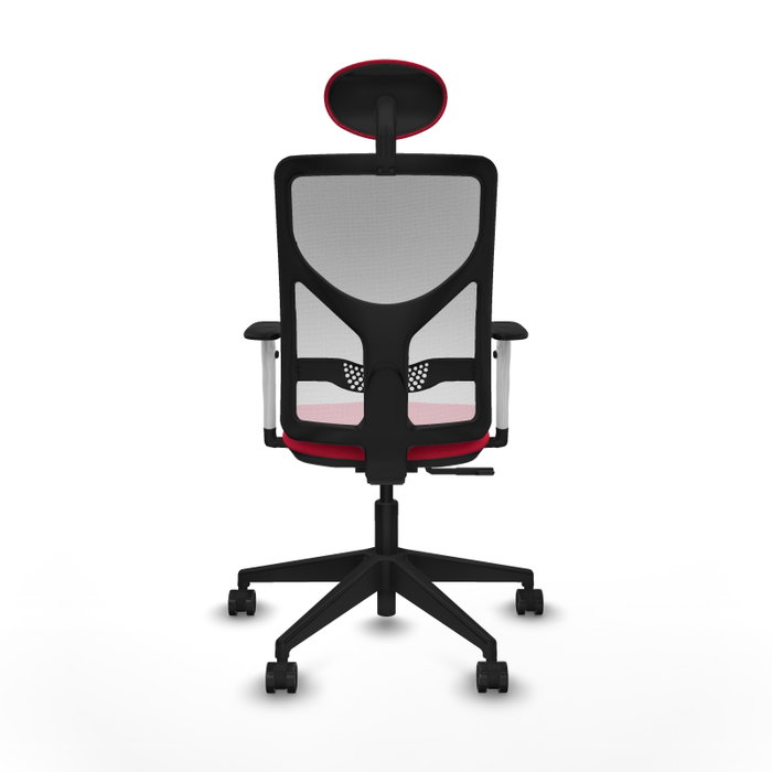 PIQUERAS Y CRESPO Silla de oficina Motilla con mecanismo Sincro, Rojo y Blanco PIQUERAS Y CRESPO Silla de oficina Motilla con mecanismo Sincro, Rojo y Blanco