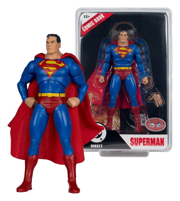 McFarlane Toys DC Direct Page Punchers Superman Red Platinum Edition (Justice #1)