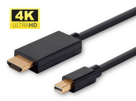 MicroConnect Cable Mini DisplayPort 1.2 a HDMI 4K 2m