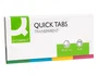 Q-connect Banderitas separadoras 25x45 mm transparentes y color pack 4 con 50 hojas