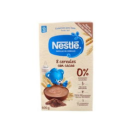 Nestle 8 Cereales Cacao Sin Leche 600 G