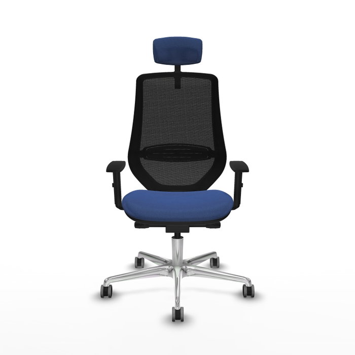 PIQUERAS Y CRESPO Silla de oficina Mardos con mecanismo Sincro/Traslack, Azul marino y Negro PIQUERAS Y CRESPO Silla de oficina Mardos con mecanismo Sincro/Traslack, Azul marino y Negro