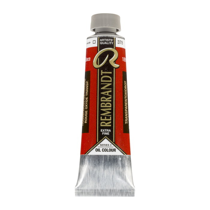 Rembrandt Pintura al Óleo Rojo Óxido Transparente 378 Tubo 40 ml Rembrandt Pintura al Óleo Rojo Óxido Transparente 378 Tubo 40 ml
