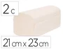 Bunzl Greensource Toalla Secamanos Celulosa Blanca Plegado en V 2 Capas 21x23 cm Caja 20 Paquetes de 200