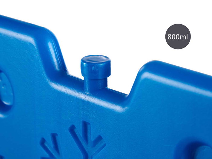Leknes Acumulador Frío 800 ml Azul Plástico 32 x 1.5 x 25.5 cm (Set de 12)