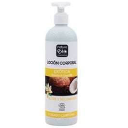 NATURABIO COSMETICS Locion Corporal Exotica Vainilla-Coco 500Ml Bio Certificado Ecocert Cosmos Organic Apto Veganos