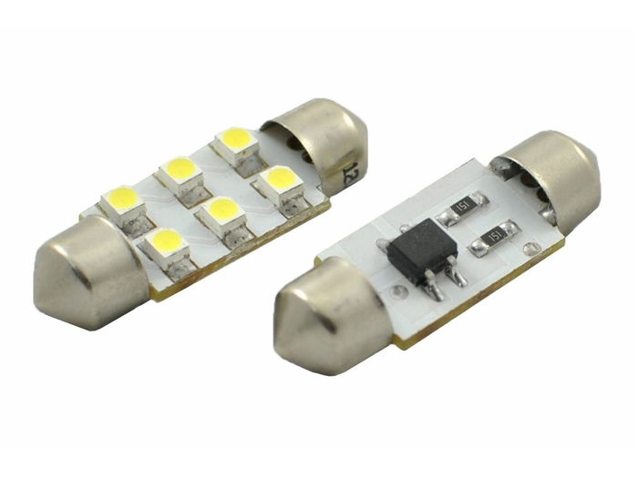 M-Tech L028 W - C5 W 36 mm 6xSMD2835 Blanco Diodo LED Bombilla Coche 12V