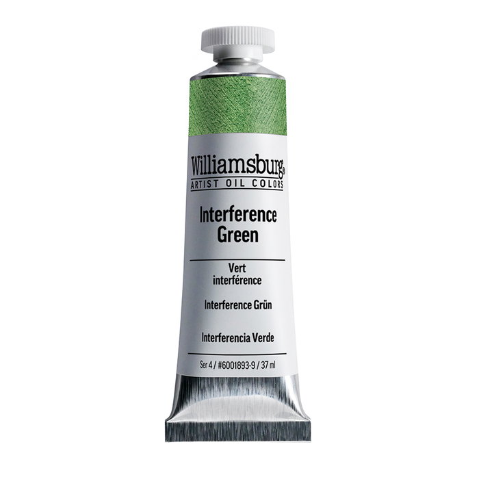 Williamsburg Pintura al óleo Verde Interferencia 37 ml Williamsburg Pintura al óleo Verde Interferencia 37 ml