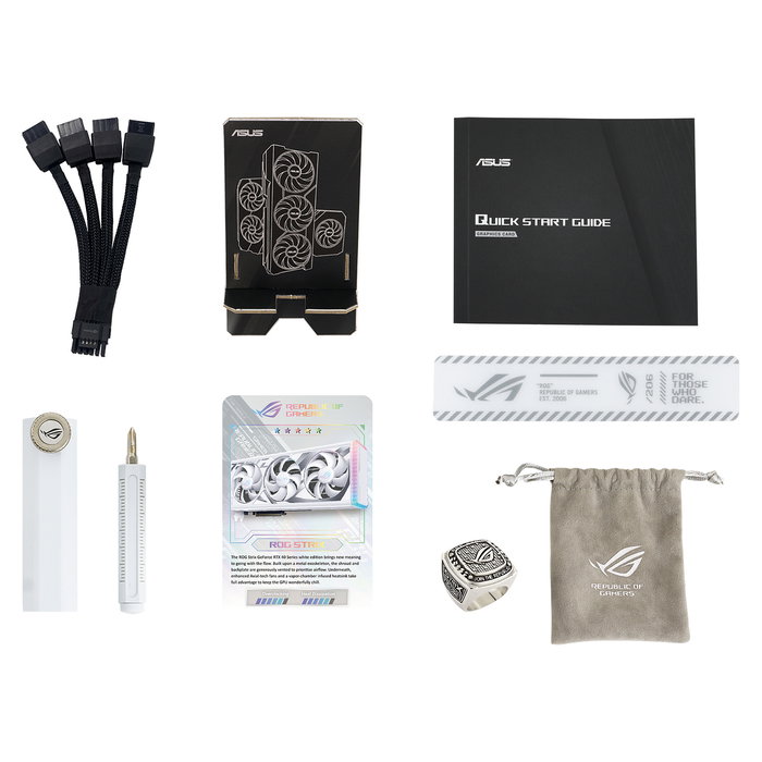 ASUS ROG -STRIX-RTX4090-O24G-WHITE NVIDIA GeForce RTX 4090 24 GB GDDR6X