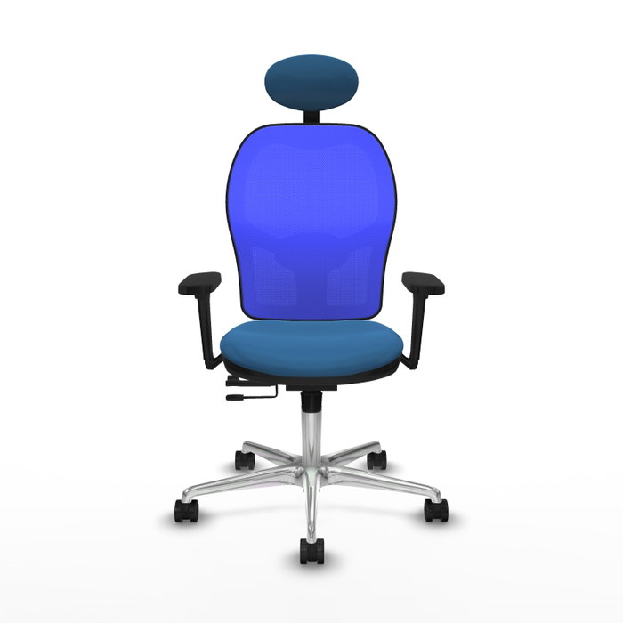 PIQUERAS Y CRESPO Silla de oficina Jorquera Azul con mecanismo Sincro/Traslack PIQUERAS Y CRESPO Silla de oficina Jorquera Azul con mecanismo Sincro/Traslack