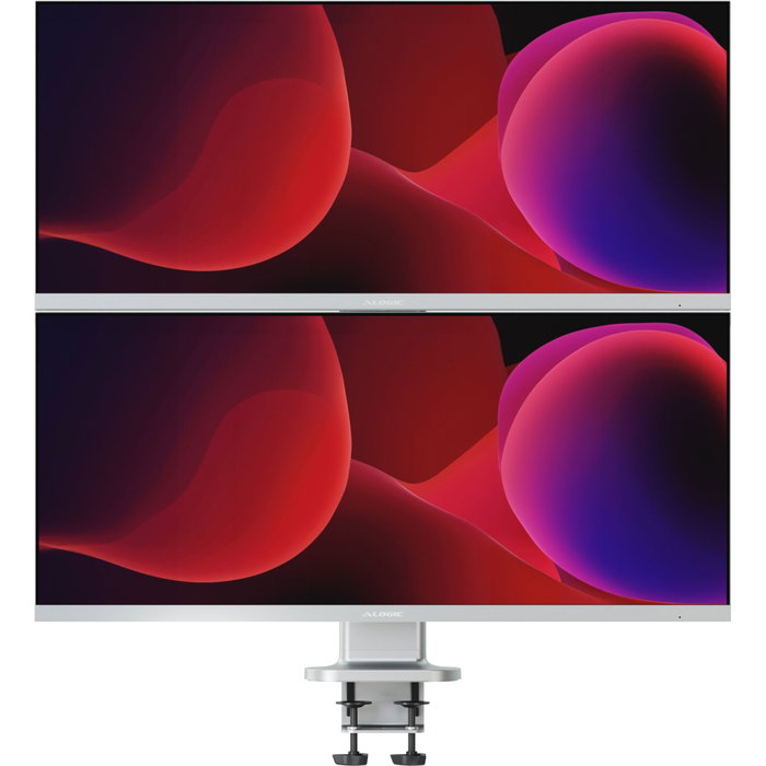 Alogic Elevate 34 Dual Vertical Monitor Stand Silver Alogic Elevate 34 Dual Vertical Monitor Stand Silver