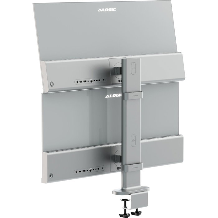 Alogic Elevate 34 Dual Vertical Monitor Stand Silver Alogic Elevate 34 Dual Vertical Monitor Stand Silver
