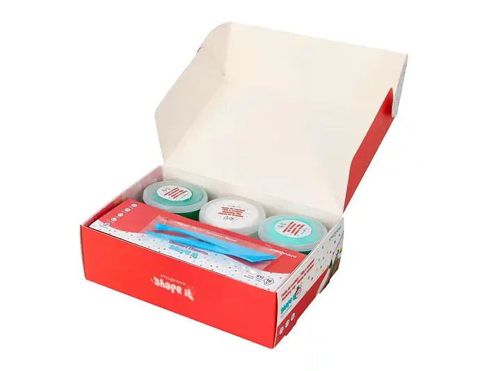 Imaginovo Pasta para Modelar Secado al Aire Set 12 Colores Shape It Dessert Dream con Herramientas e Instrucciones Imaginovo Pasta para Modelar Secado al Aire Set 12 Colores Shape It Dessert Dream con Herramientas e Instrucciones