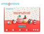 Imaginovo Pasta para Modelar Secado al Aire Set 12 Colores Shape It Dessert Dream con Herramientas e Instrucciones