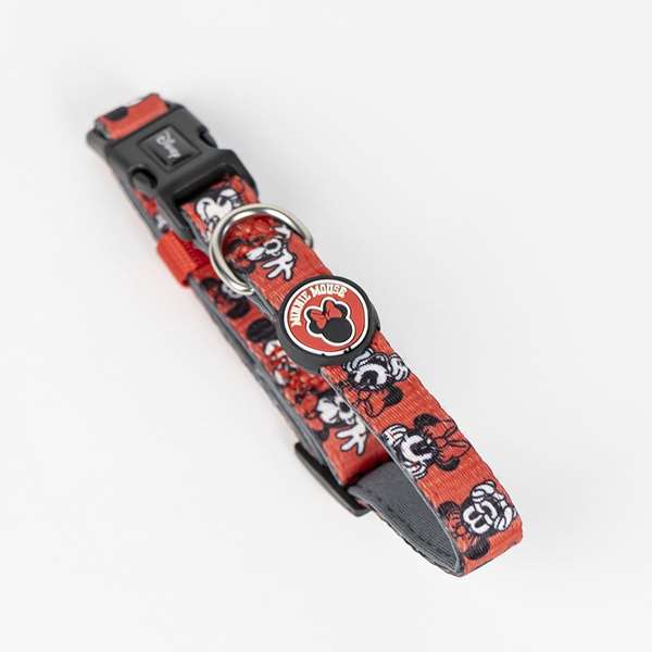 Cerdà Collar Premium Minnie T1XXS:XXS/XS para Perros XXS/XS Rojo