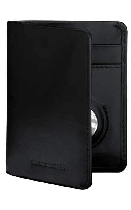 Dbramante1928 BIATGTBL1678 Billetera Monedero Tarjetero Portadocumentos de Cuero Negro con Cierre Magnético