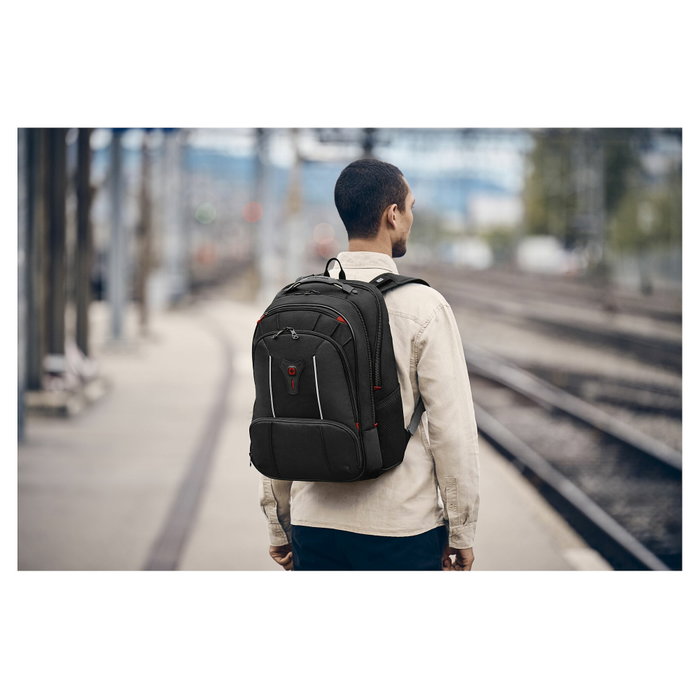 Wenger Carbon Pro Business Mochila 15.6 Pulgadas Compartimento Portátil Poliéster Reciclado Negro Wenger Carbon Pro Business Mochila 15.6 Pulgadas Compartimento Portátil Poliéster Reciclado Negro