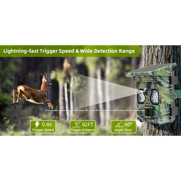 Stealth Gear Racoon Solar 4K Wildlife Camera Camuflaje