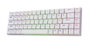 Aqirys Agena Gateron Red (Low Profile) Teclado Gaming Blanco con RGB