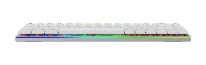 Aqirys Agena Gateron Red (Low Profile) Teclado Gaming Blanco con RGB Aqirys Agena Gateron Red (Low Profile) Teclado Gaming Blanco con RGB