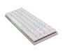 Aqirys Agena Gateron Red (Low Profile) Teclado Gaming Blanco con RGB