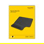DELOCK Alfombrilla de Ratón Ergonómica con Gel para Zurdos, Negro