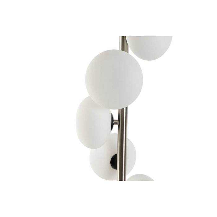 DKD Home Decor Lámpara de Pie de Mármol y Cristal con Bola DKD Home Decor Lámpara de Pie de Mármol y Cristal con Bola