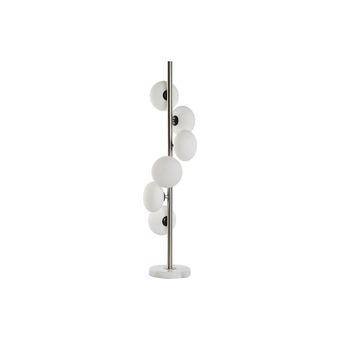 DKD Home Decor Lámpara de Pie de Mármol y Cristal con Bola DKD Home Decor Lámpara de Pie de Mármol y Cristal con Bola