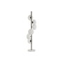 DKD Home Decor Lámpara de Pie de Mármol y Cristal con Bola