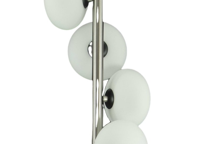 DKD Home Decor Lámpara Pie Moderno 20 x 81 x 20 cm Mármol Cristal