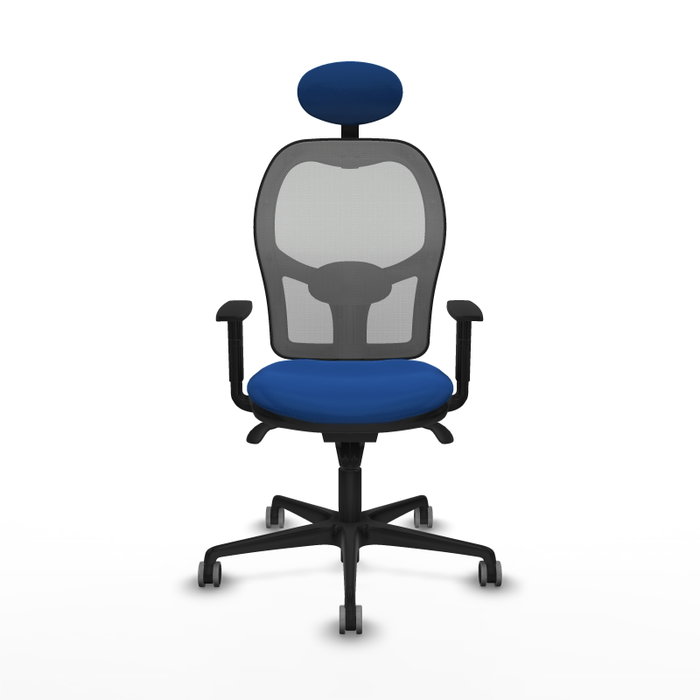 PIQUERAS Y CRESPO Silla de oficina Jorquera Azul y Gris PIQUERAS Y CRESPO Silla de oficina Jorquera Azul y Gris