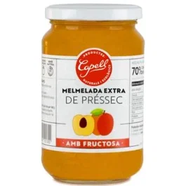 CAPELL Mermelada de Melocotón con Fructosa 400gr