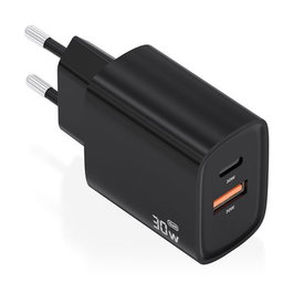 AISENS A110-0953 Cargador USB-C 30W GaN PD3.0 QC4.0 Negro