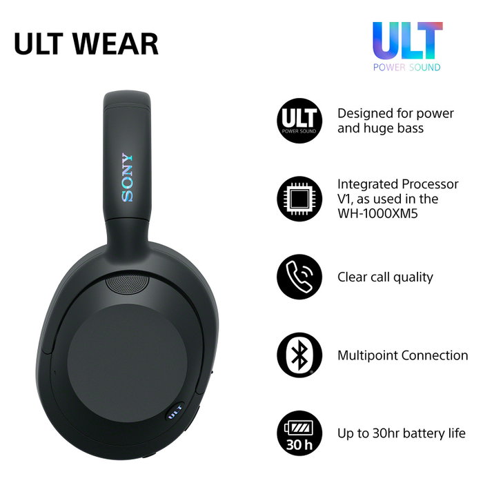 Sony ULT WEAR WH-ULT900N Negros