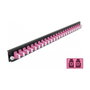 DeLOCK Panel Frontal de Caja de Empalme 24 Puertos LC Duplex Violeta 19 pulgadas