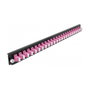 DeLOCK Panel Frontal de Caja de Empalme 24 Puertos LC Duplex Violeta 19 pulgadas