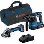 Bosch Professional Pack de taladro percutor y amoladora