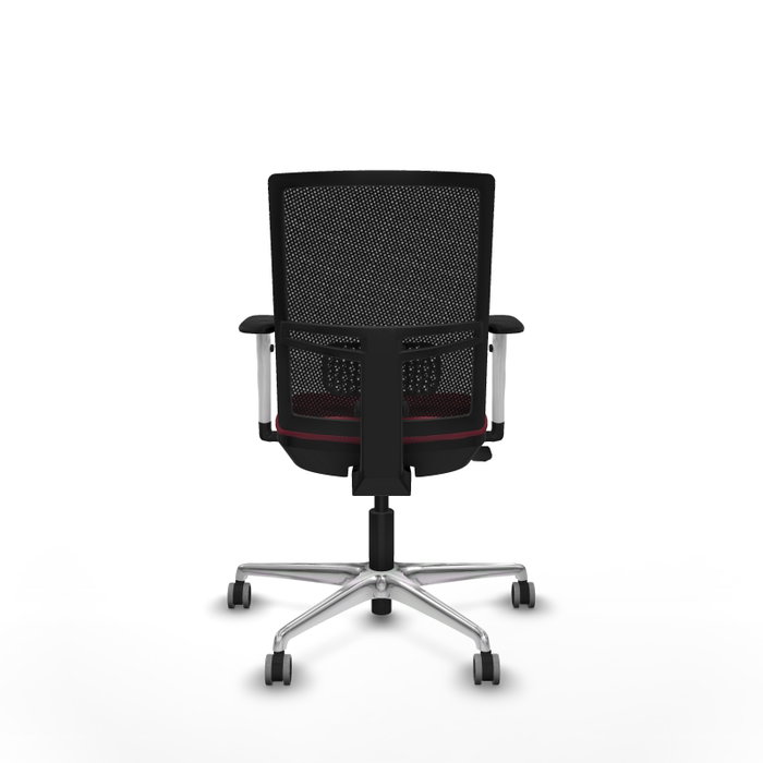 PIQUERAS Y CRESPO Silla de oficina Yunquera con mecanismo Sincro/Traslack, Granate y Negro PIQUERAS Y CRESPO Silla de oficina Yunquera con mecanismo Sincro/Traslack, Granate y Negro
