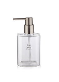 Mijölnir Sbn0038 Dispensador de Jabón de Cristal Transparente 500 ml para Baño y Cocina