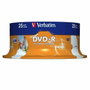 Verbatim DVD-R 4.7GB 16x Imprimible, Pack de 25 unidades