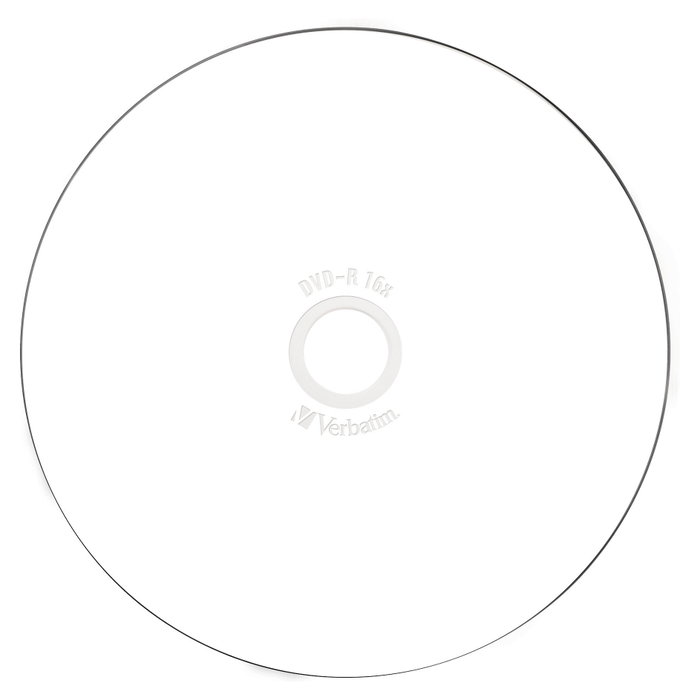 Verbatim DVD-R 4.7GB 16x Imprimible, Pack de 25 unidades