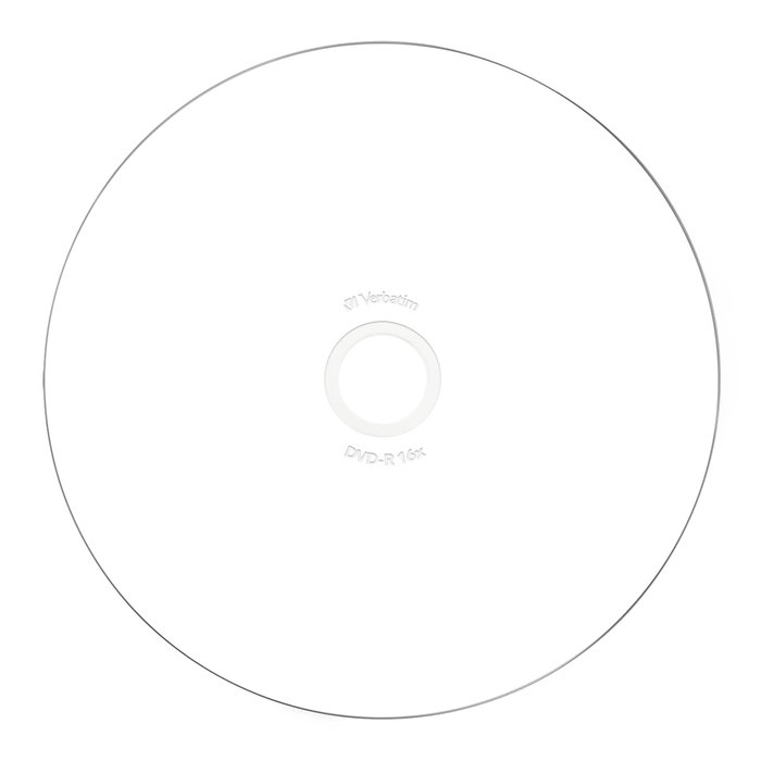 Verbatim DVD-R 4,7 GB 16x Wide Printable Pack de 25