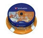 Verbatim 43538 DVD-R 4.7GB 16x Discos Imprimibles - Paquete de 25 unidades, grabación 120 min, 120 mm