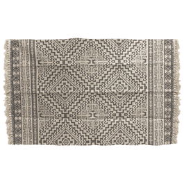Home Deco Factory Alfombra Étnica Ethnical Life 140x200 cm Algodón y Poliéster