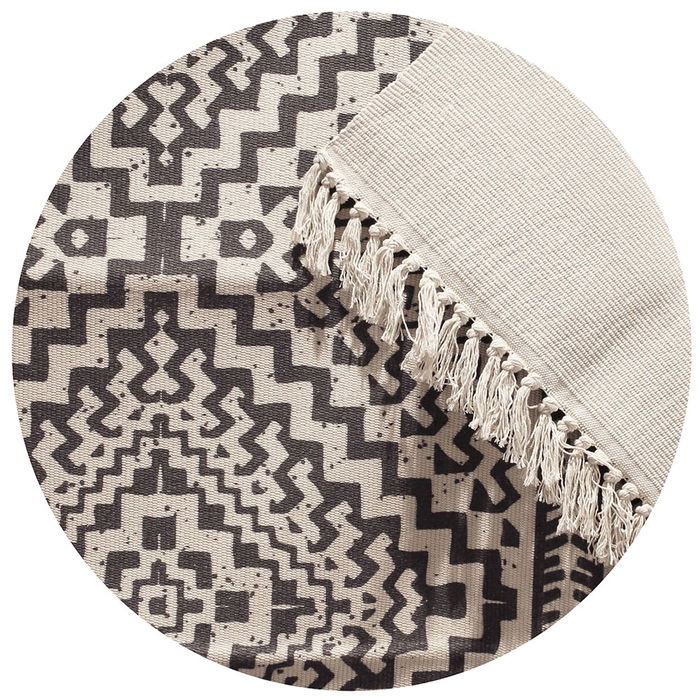 Home Deco Factory Alfombra Étnica Ethnical Life 140x200 cm Algodón y Poliéster Home Deco Factory Alfombra Étnica Ethnical Life 140x200 cm Algodón y Poliéster